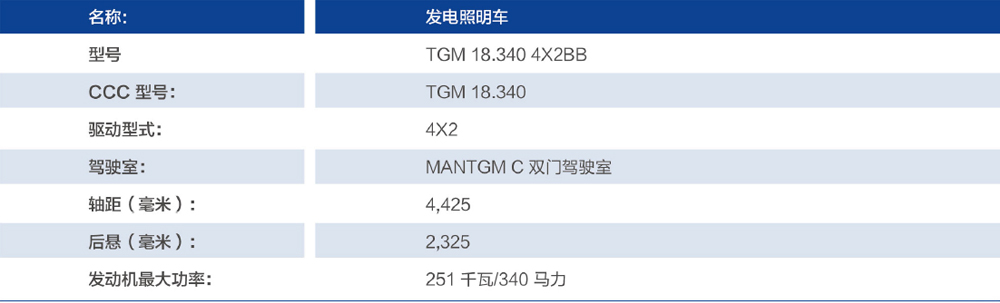 发电照明车